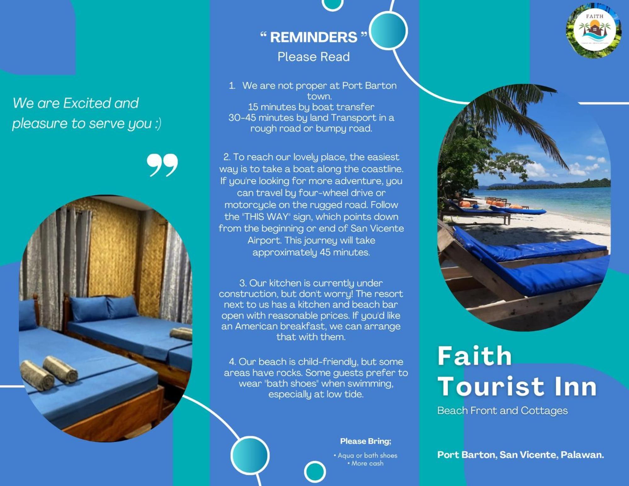 Faith Tourist Inn San Vicente  Luaran gambar