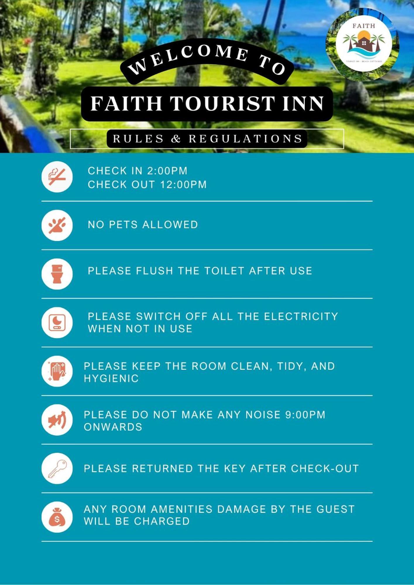 Faith Tourist Inn San Vicente  Luaran gambar